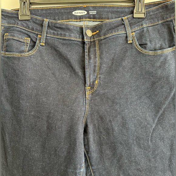 Women's Dark Blue Skinny Jeans 14 Short - Picture 4 of 5